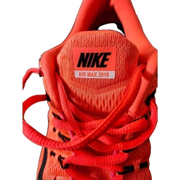 NIKE AIR MAX 2016 806772-600 Running Sneaker Hyper Orange Womens US Size 10. - Picture 5 of 8